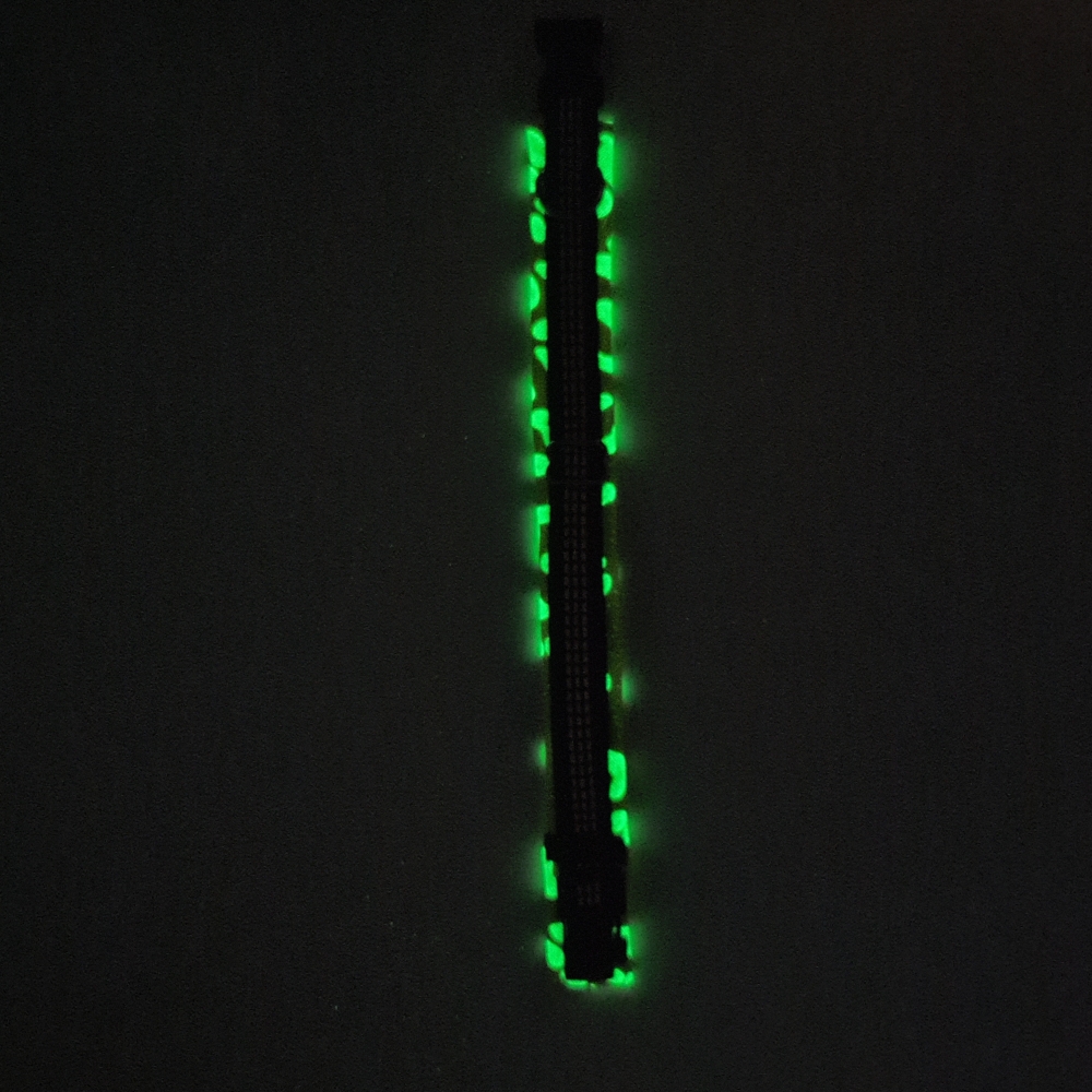 Halsband Safety - schwarz, Neongelb, reflektierend und fluoreszierend!